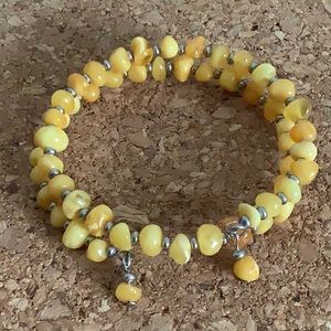 Baltic Ambler Butterscotch Lithuania bangle bracelet fits 6.5”-7.5” Wrist 😍
